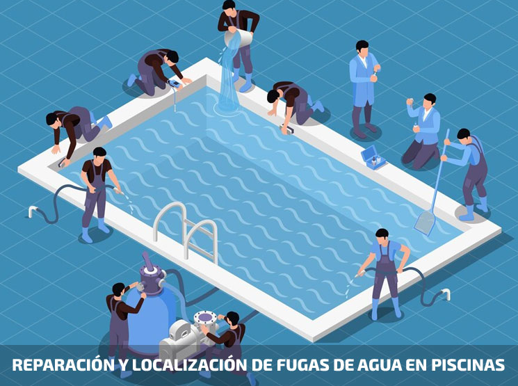 Servicios integrales de reparación de piscinas y detección de fugas de agua España
